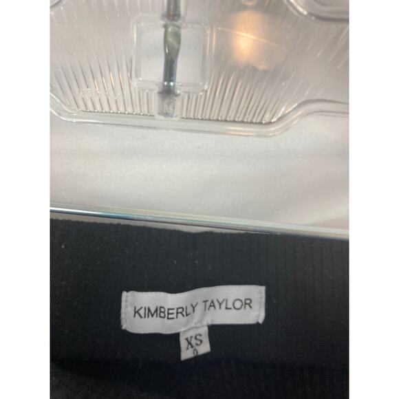 Kimberly Taylor Ribbed Tie Waist Wide Leg Sweatpants XS - Picture 2 of 3